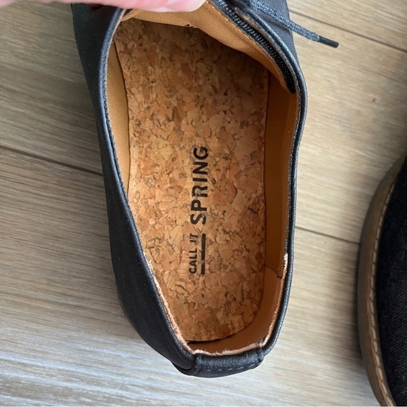 CALL IT SPRING Dark Denim and Vegan Nubuck Lace Up Oxfords, Men’s 8 - Picture 4 of 9